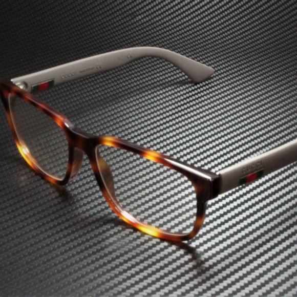 Gucci Grey Brown 55mm Eyeglasses - Picture 1 of 3